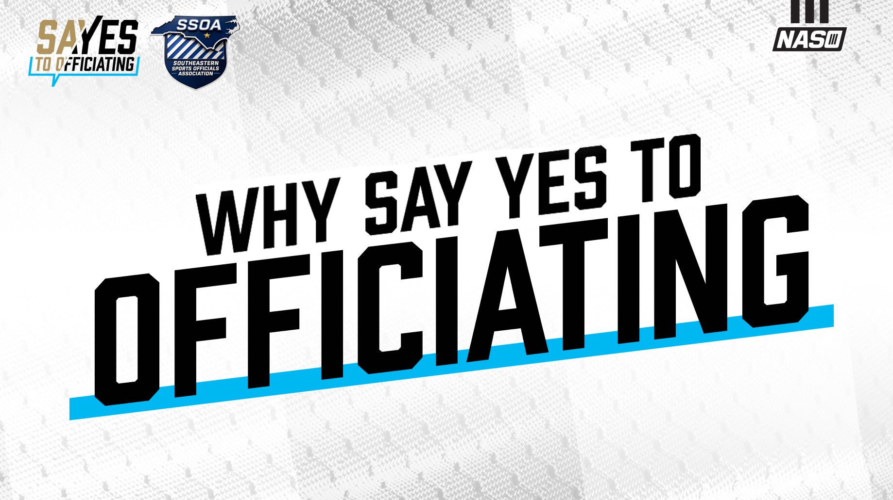 Why Say Yes To Officiating
